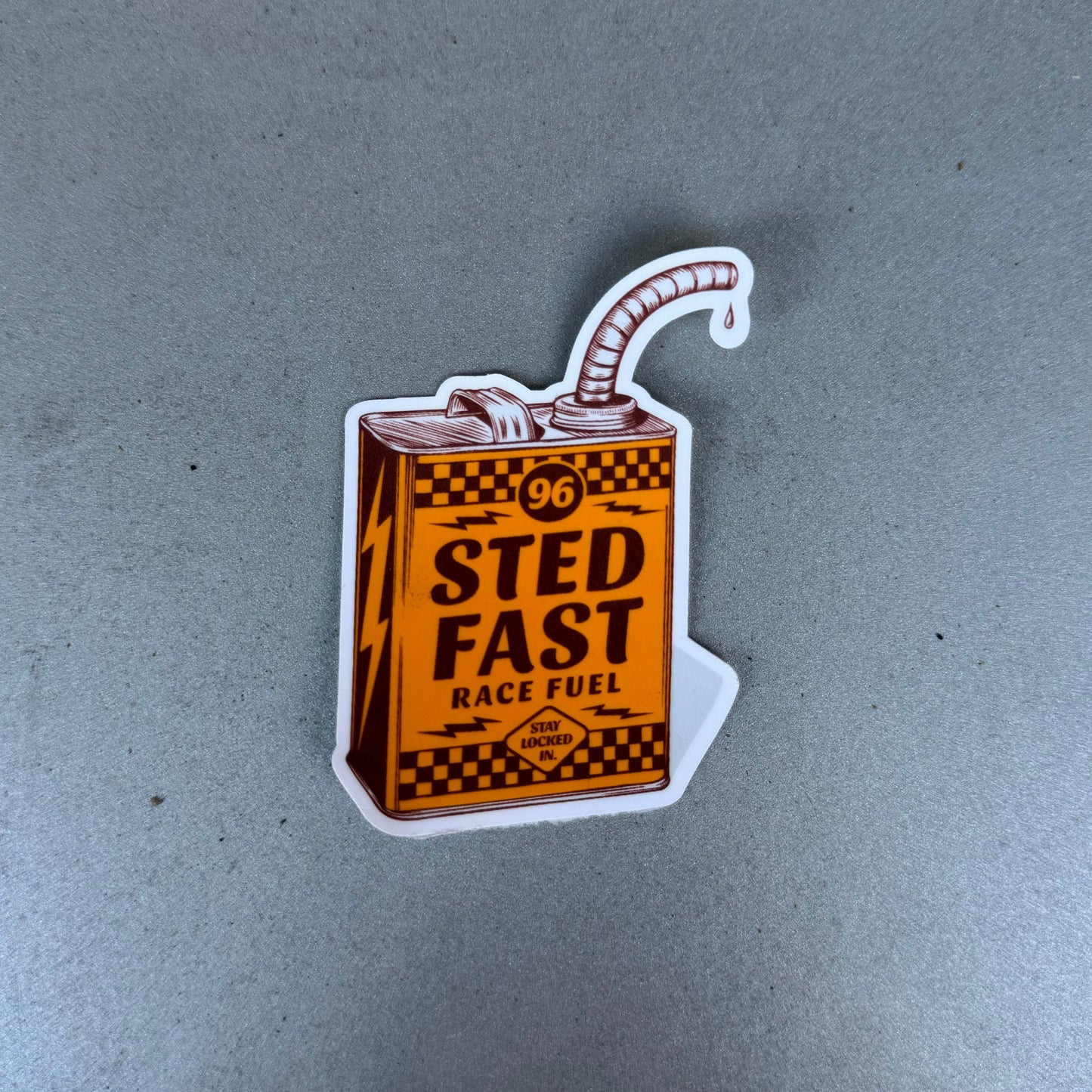 Race Fuel Sticker
